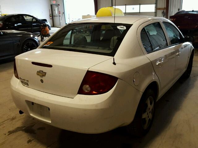 1G1AK55F977109446 - 2007 CHEVROLET COBALT LS WHITE photo 4