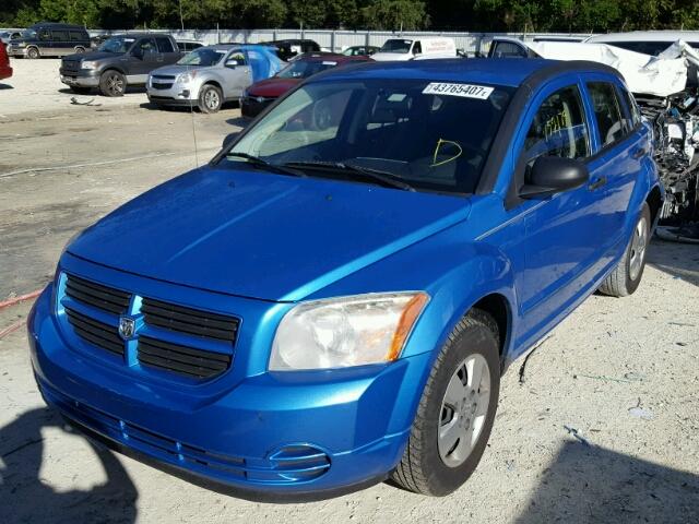 1B3HB28B18D650976 - 2008 DODGE CALIBER BLUE photo 2