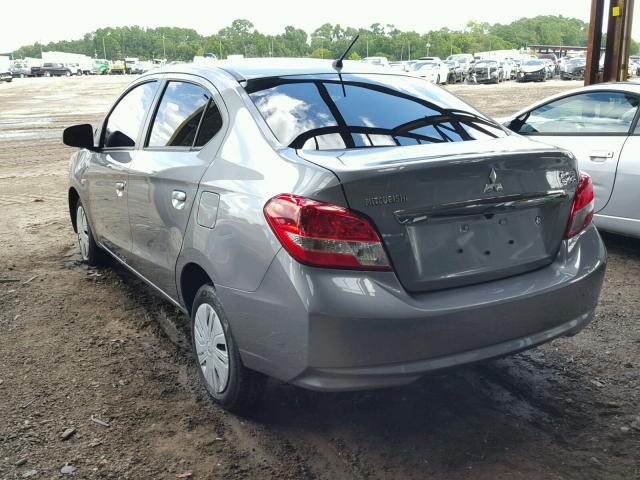 ML32F3FJ6JHF05574 - 2018 MITSUBISHI MIRAGE G4 GRAY photo 3