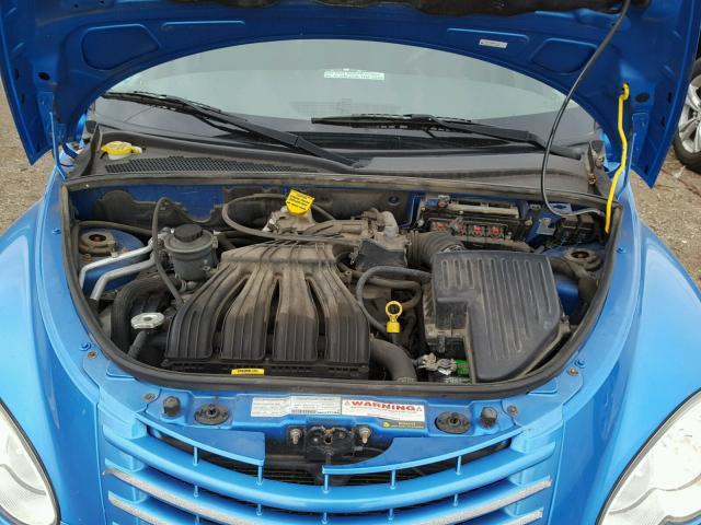 3A8FY48B58T107147 - 2008 CHRYSLER PT CRUISER BLUE photo 7