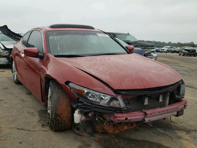 1HGCS2B86AA000765 - 2010 HONDA ACCORD RED photo 1