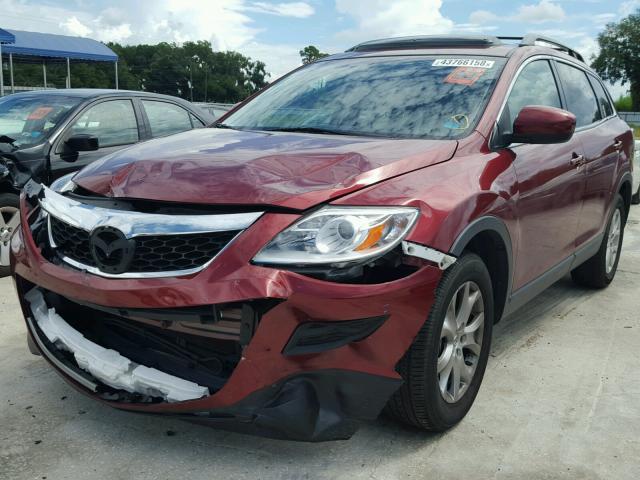 JM3TB2CA2B0302956 - 2011 MAZDA CX-9 RED photo 2