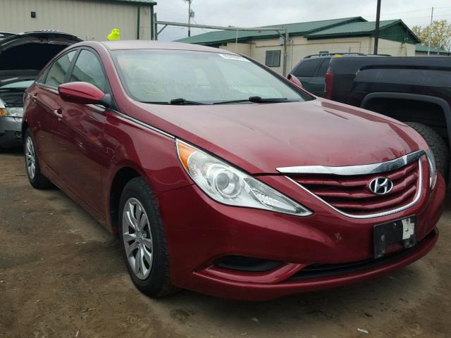 5NPEB4ACXBH228450 - 2011 HYUNDAI SONATA BURGUNDY photo 1