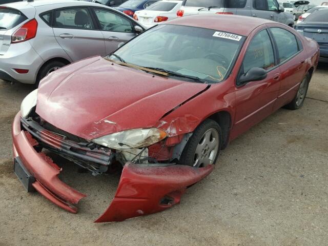 2B3HD56G12H229330 - 2002 DODGE INTREPID E RED photo 2