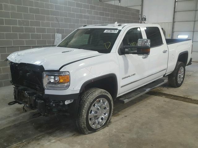 1GT12UE84GF224478 - 2016 GMC SIERRA K25 WHITE photo 2