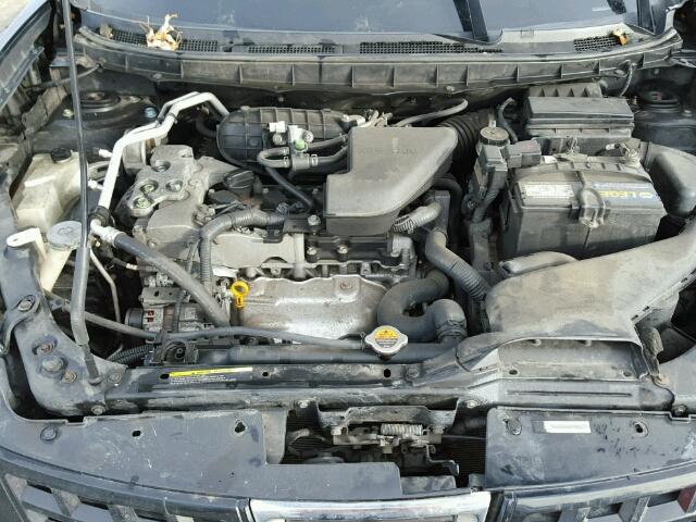 JN8AS58V68W142345 - 2008 NISSAN ROGUE S BLACK photo 7