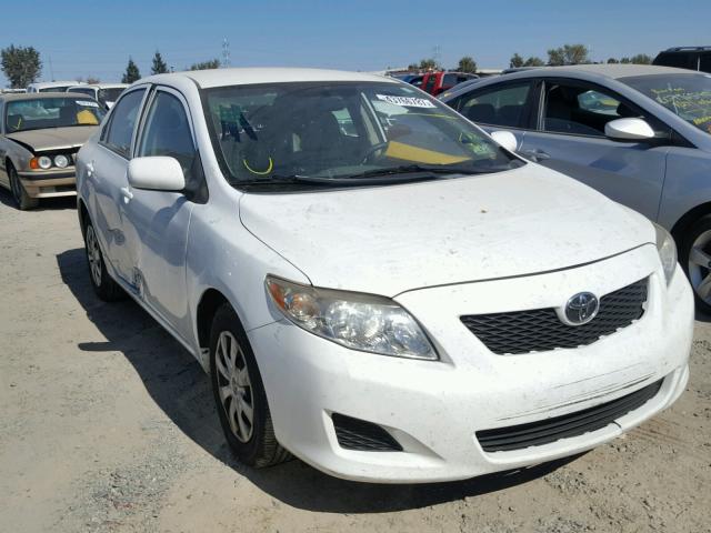 2T1BU4EE8AC229882 - 2010 TOYOTA COROLLA BA WHITE photo 1