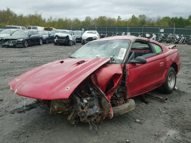 1FALP42T0SF171554 - 1995 FORD MUSTANG GT RED photo 2