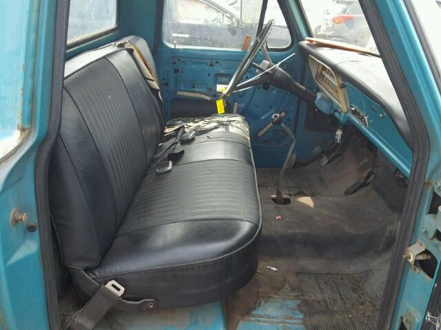 F10GCJ16781 - 1970 FORD F-100 BLUE photo 5