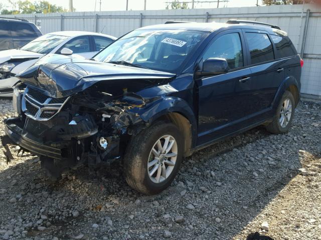 3C4PDCBB6DT505343 - 2013 DODGE JOURNEY BLUE photo 2