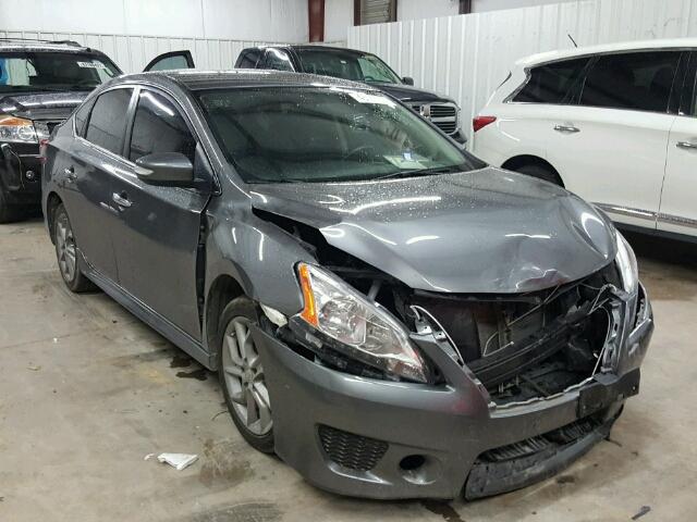 3N1AB7AP9FY297287 - 2015 NISSAN SENTRA S CHARCOAL photo 1