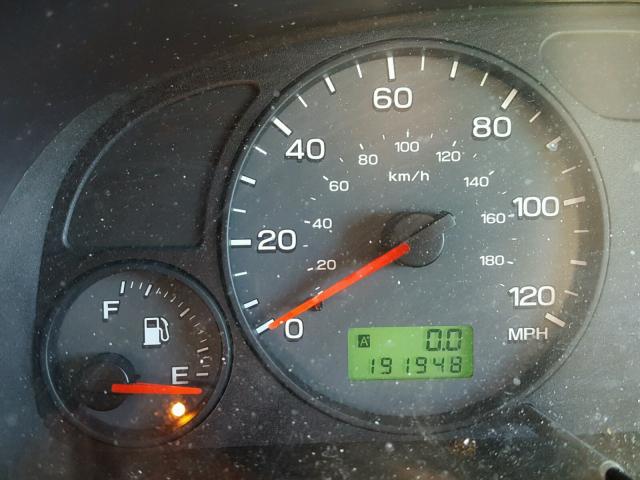 JF1SF655X2H710418 - 2002 SUBARU FORESTER S RED photo 8