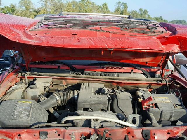 5GTEN13E588107894 - 2008 HUMMER H3 RED photo 7