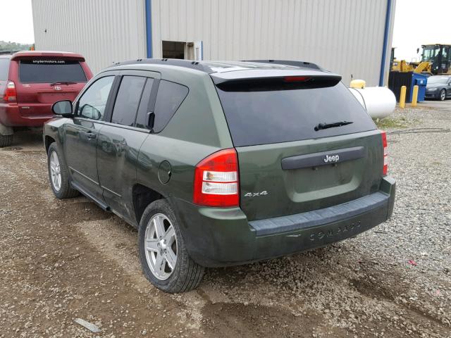 1J4FF47B19D205883 - 2009 JEEP COMPASS SP GREEN photo 3