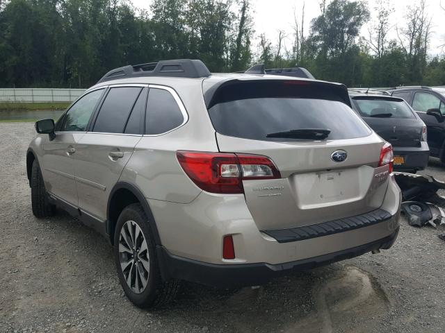 4S4BSEKCXH3384382 - 2017 SUBARU OUTBACK 3. SILVER photo 3