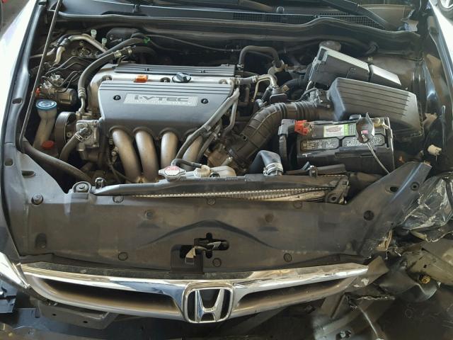 1HGCM56847A039921 - 2007 HONDA ACCORD GRAY photo 7