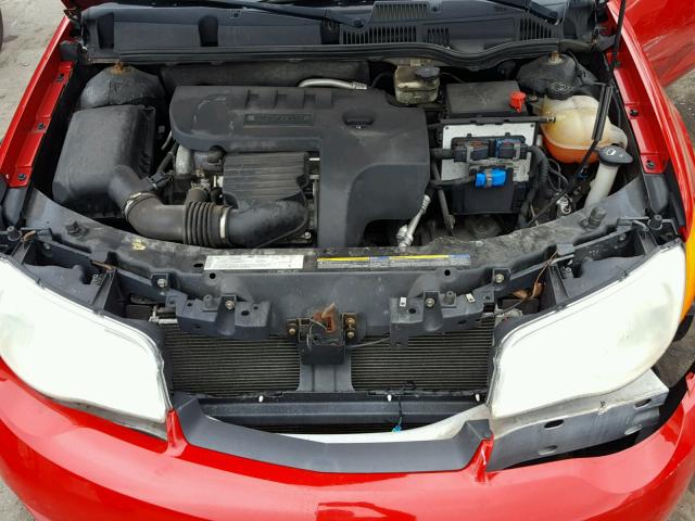 1G8AN18F46Z158117 - 2006 SATURN ION LEVEL RED photo 7