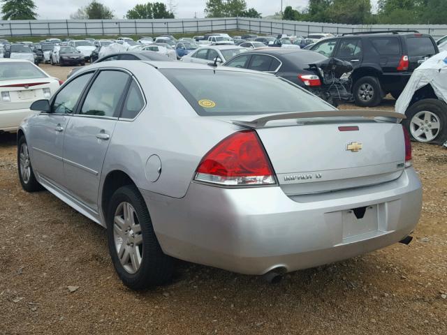 2G1WB5E39C1113693 - 2012 CHEVROLET IMPALA LT SILVER photo 3