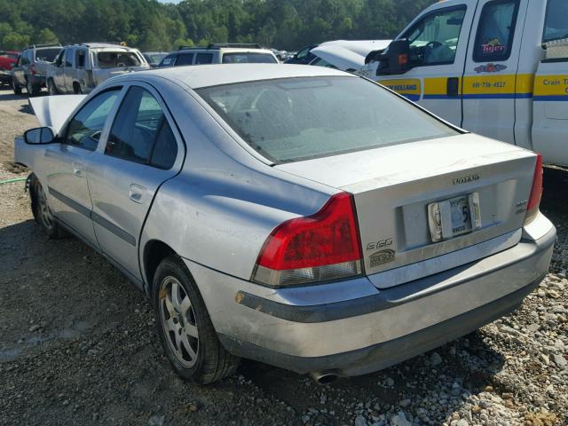 YV1RH59H342333948 - 2004 VOLVO S60 SILVER photo 3