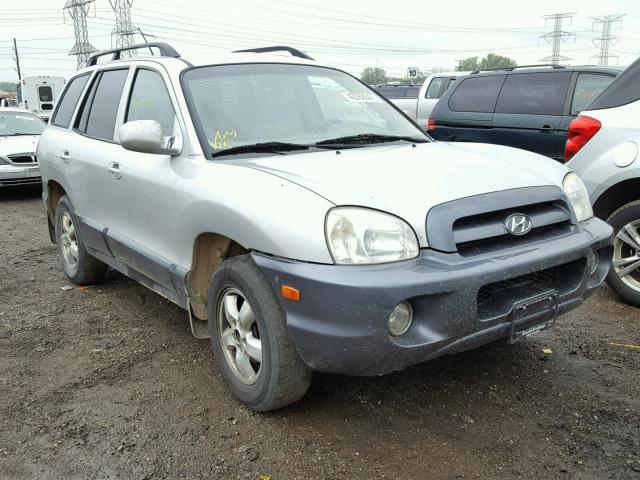 KM8SC13D65U928606 - 2005 HYUNDAI SANTA FE SILVER photo 1