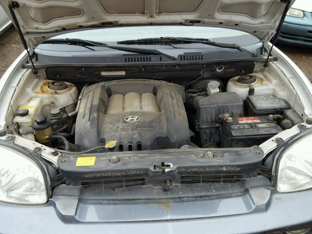 KM8SC13D65U928606 - 2005 HYUNDAI SANTA FE SILVER photo 7