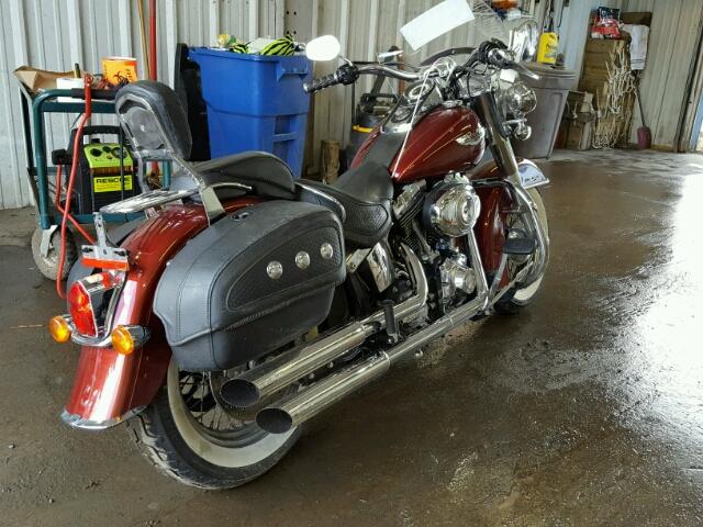 1HD1JD515AB031484 - 2010 HARLEY-DAVIDSON FLSTN BURGUNDY photo 4