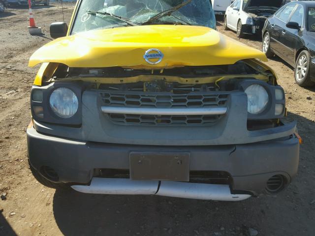 5N1ED28YX4C675693 - 2004 NISSAN XTERRA XE YELLOW photo 7