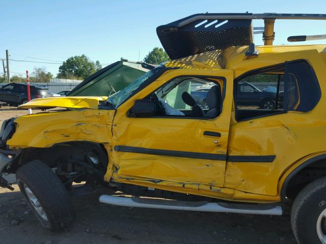 5N1ED28YX4C675693 - 2004 NISSAN XTERRA XE YELLOW photo 9