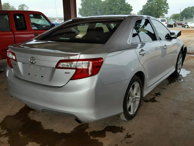 4T1BF1FKXEU386766 - 2014 TOYOTA CAMRY L SILVER photo 4