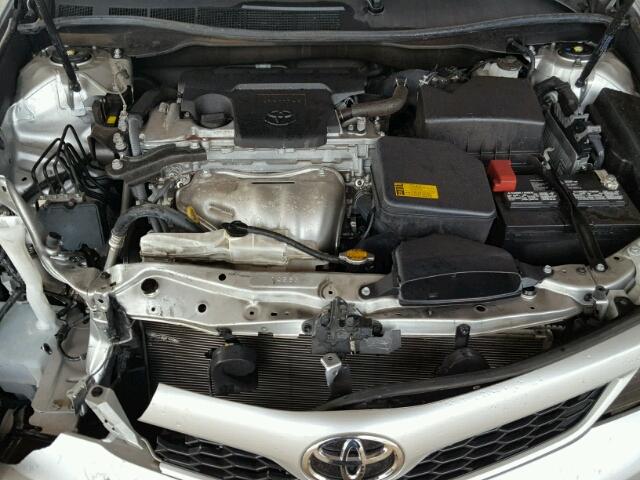 4T1BF1FKXEU386766 - 2014 TOYOTA CAMRY L SILVER photo 7