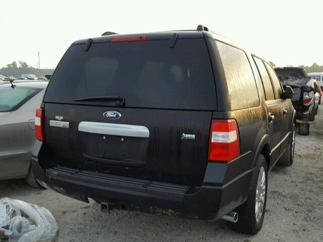 1FMJU1K52CEF09453 - 2012 FORD EXPEDITION BLACK photo 4