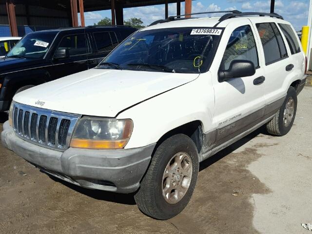 1J4G258S9XC774567 - 1999 JEEP GRAND CHER WHITE photo 2