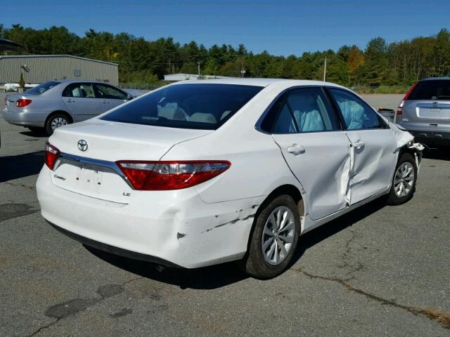 4T4BF1FK5GR573907 - 2016 TOYOTA CAMRY LE WHITE photo 4