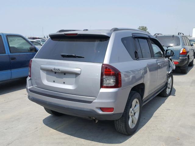 1C4NJCBBXED914131 - 2014 JEEP COMPASS SP SILVER photo 4