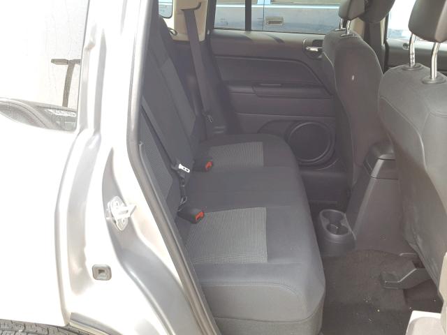 1C4NJCBBXED914131 - 2014 JEEP COMPASS SP SILVER photo 6