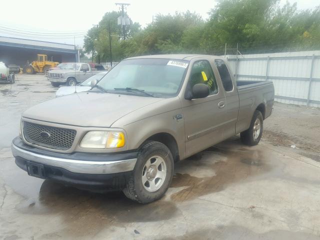 1FTRX17W11KF06574 - 2001 FORD F150 BEIGE photo 2