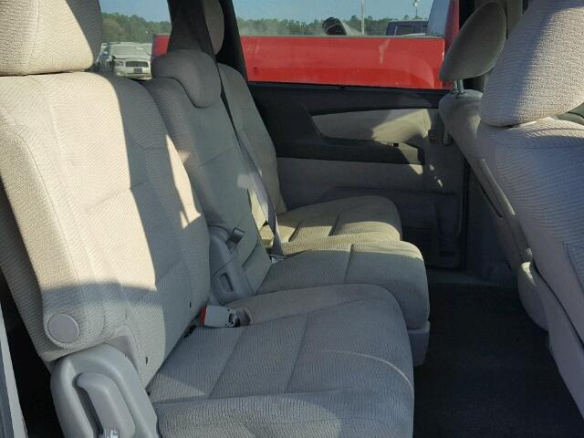 5FNRL5H49DB039051 - 2013 HONDA ODYSSEY BLACK photo 6
