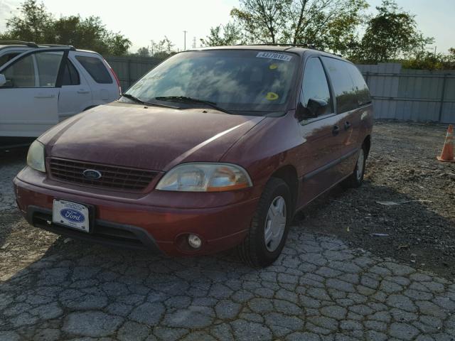 2FMZA51422BB16316 - 2002 FORD WINDSTAR RED photo 2