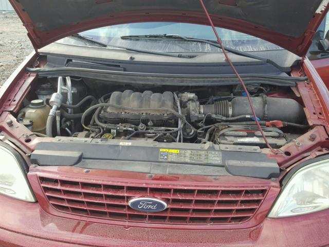 2FMZA51422BB16316 - 2002 FORD WINDSTAR RED photo 7