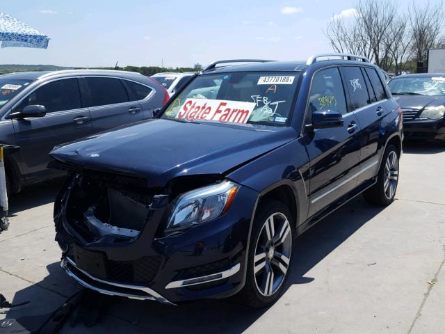 WDCGG5HB3EG308981 - 2014 MERCEDES-BENZ GLK 350 BLUE photo 2