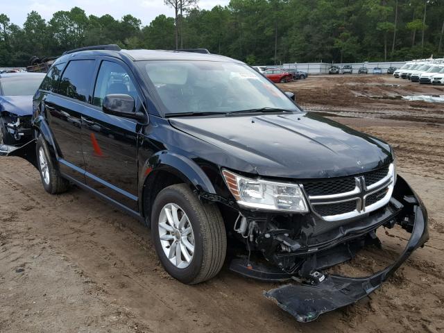 3C4PDCBB5HT547573 - 2017 DODGE JOURNEY SX BLACK photo 1