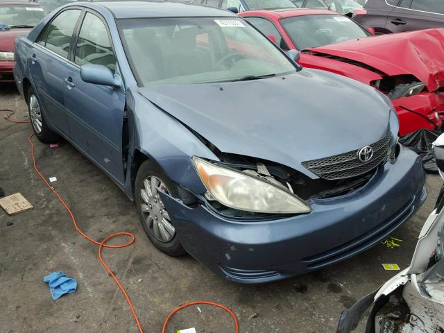 4T1BE32K02U568816 - 2002 TOYOTA CAMRY BLUE photo 1