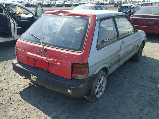 JF2KA83A3LD704314 - 1990 SUBARU JUSTY GL BLUE photo 4