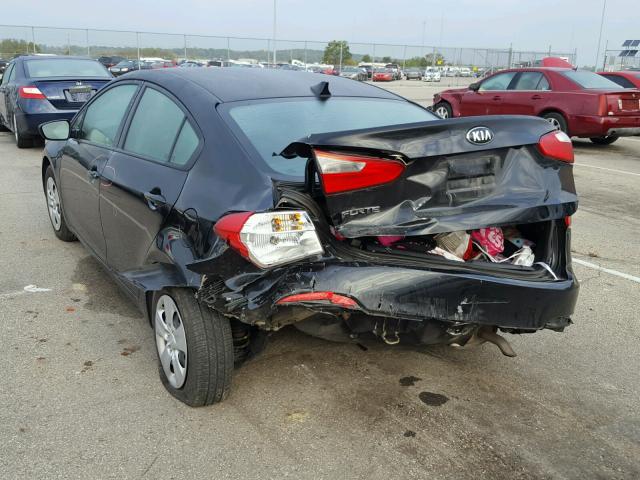 KNAFK4A67G5476030 - 2016 KIA FORTE LX BLACK photo 3