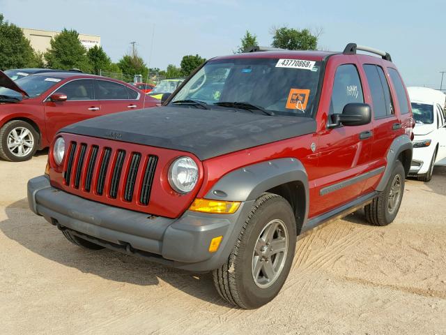 1J4GL38K46W244506 - 2006 JEEP LIBERTY RE RED photo 2