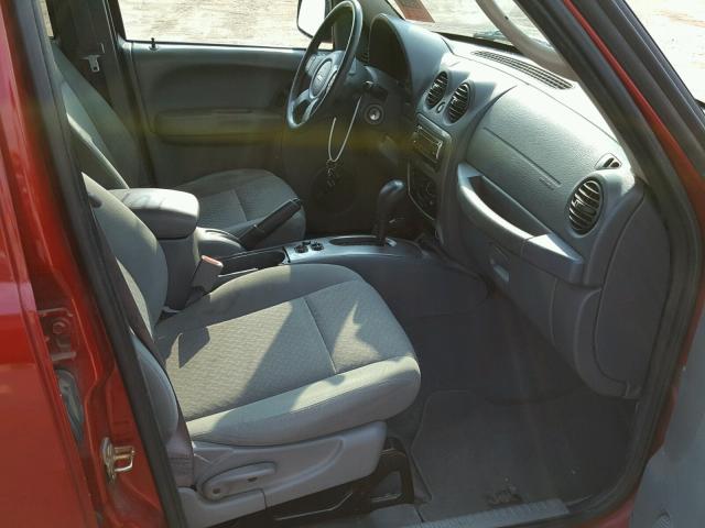 1J4GL38K46W244506 - 2006 JEEP LIBERTY RE RED photo 5