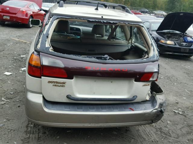 4S3BH806437629695 - 2003 SUBARU LEGACY WHITE photo 9