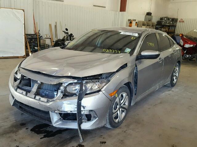 19XFC2F56GE029777 - 2016 HONDA CIVIC LX SILVER photo 2