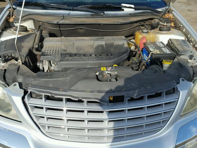 2C8GM68435R654922 - 2005 CHRYSLER PACIFICA T SILVER photo 7
