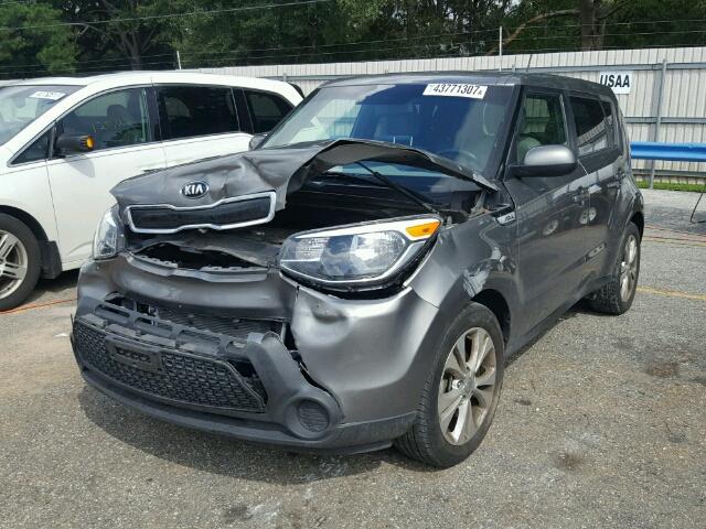 KNDJP3A58F7173311 - 2015 KIA SOUL + GRAY photo 2